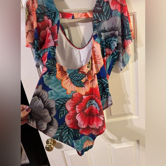 2x flowy top bathing suit - Picture 4 of 5